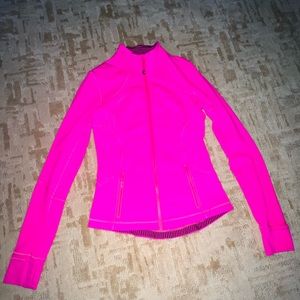 NWOT Lululemon pink zip up jacket size 4